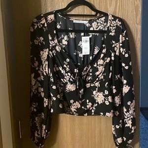 Brand new Abercrombie and fitch floral blouse